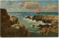 Segelboot am Meer