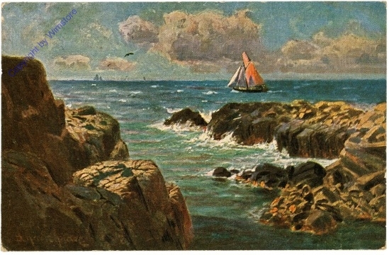 Segelboot am Meer