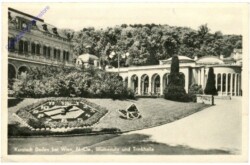 Baden, Blumenuhr und Trinkhalle