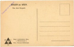 ak211092a Baden, Aus dem Kurpark