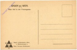 ak211093a Baden, Alter Hof in der Frauengasse