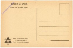 ak211095a Baden, Haus zum grünen Jäger