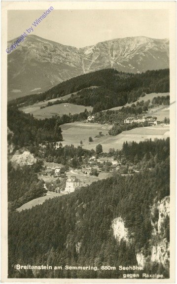 Breitenstein, gegen Raxalpe