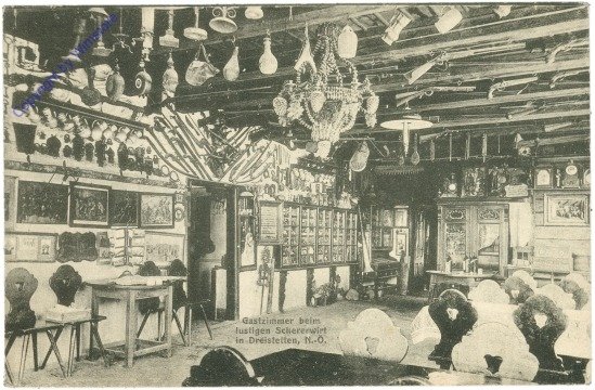 Dreistetten, Gastzimmer beim lustigen Schererwirt