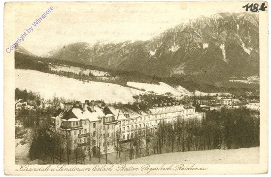 ak211143 Edlach, Kuranstalt und Sanatorium
