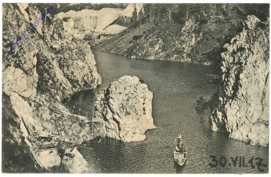 Erlauf, Erlaufboden, Alpenbahn Stauweiher mit Erlaufklause