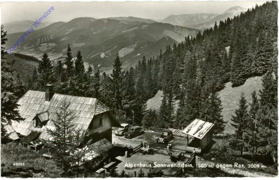 ak211186 Göstritz, Alpenhaus Sonnwendstein gegen Rax