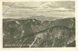 Gutenstein, Hocheck, Blick zum Schneeberg