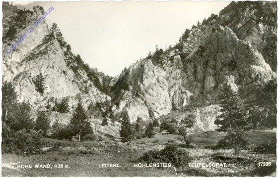 Hohe Wand, Leiterl, Höhlensteig, Teufelsgrat