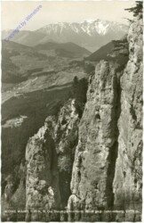Hohe Wand, Baumgartnerturm, Blick gegen Schneeberg