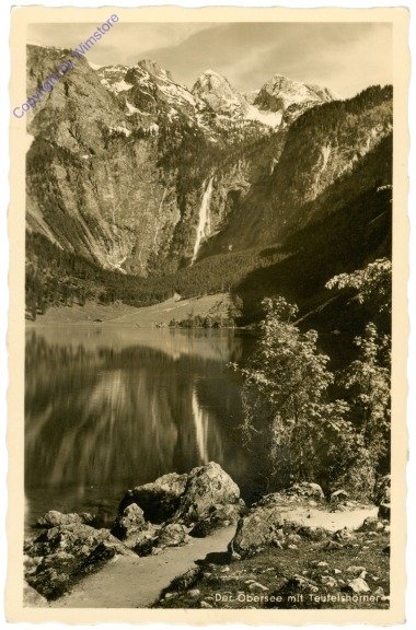 Lunz am See, Obersee mit Teufelshörner