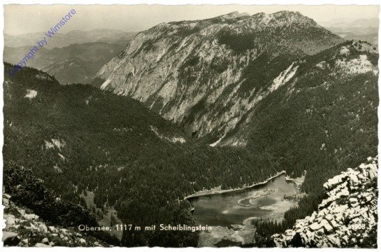 Lunzersee, Obersee mit  Scheiblingstein