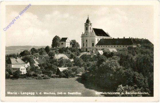 Maria Langegg, Wallfahrtskirche u. Servitenkloster