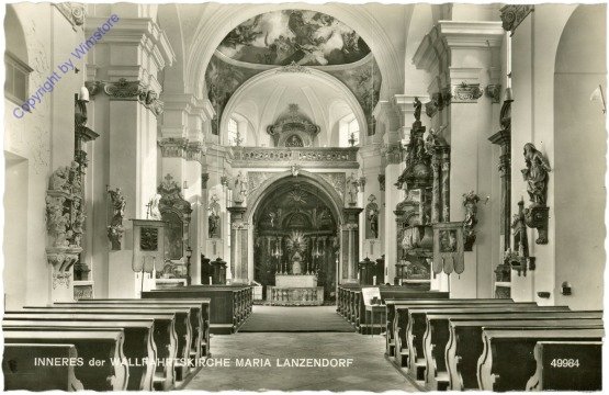 Maria Lanzendorf, Wallfahrtskirche, Inneres