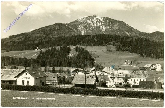 Mitterbach, mit Gemeindealpe