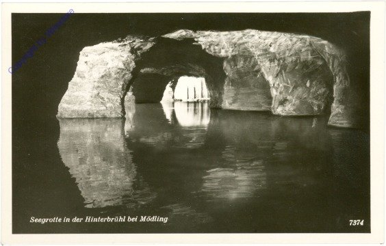 Mödling, Seegrotte in Hinterbrühl