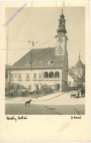 ak211553 Mödling, Rathaus