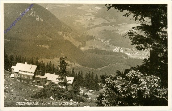 ak211585 Ötscher, Ötscherhaus mit Lackenhof