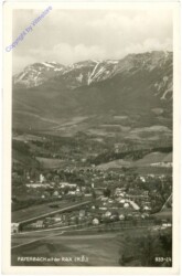 Payerbach, mit der Rax