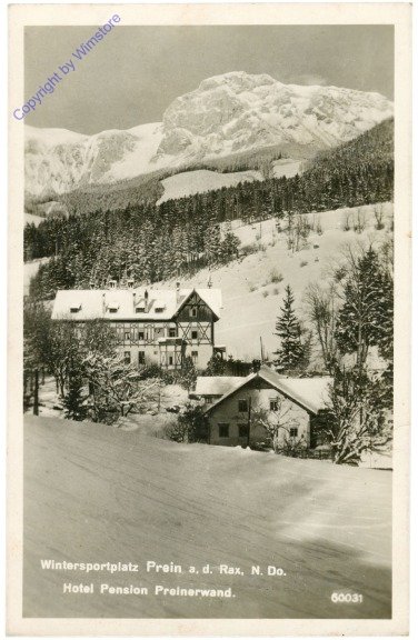 Prein an der Rax, Hotel Pension Preinerwand