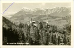 Raach am Hochgebirge, Schloß Wartenstein mit Rax