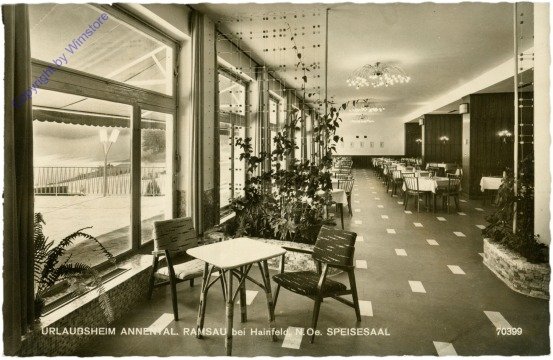 Ramsau bei Hainfeld, Urlauberheim Annenheim, Speisesaal
