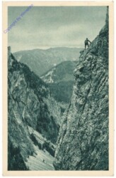 Rax, Großes Höllental, am Gustav Jahnsteig