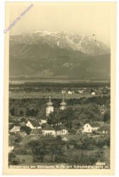 Schwarzau am Steinfeld, mit Schneeberg