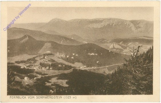 Semmering, Fernblick vom Sonnwendstein