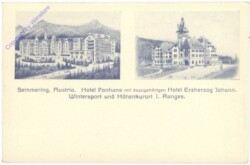 Semmering, Hotel Panhans