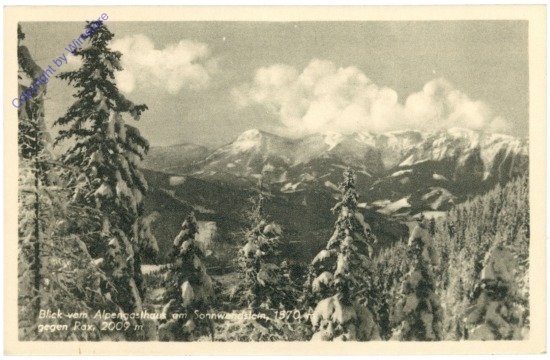 Semmering, Blick vom Alpengasthaus