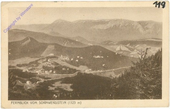 Semmering, Fernblick vom Sonnwendstein