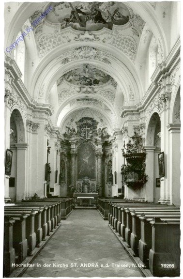St. Andrä an der Traisen, Hochaltar in der Kirche