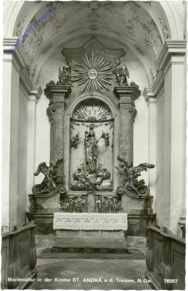 St. Andrä an der Traisen, Marienaltar in der Kirche