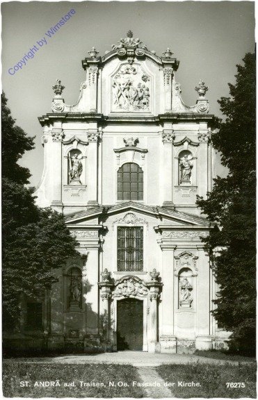 St. Andrä an der Traisen, Fassade der Kirche