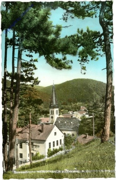 ak211940 Weissenbach a.d. Triesting, Ortsansicht