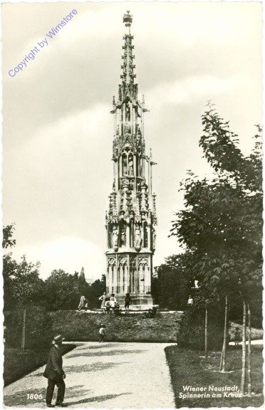 ak211964 Wiener Neustadt, Spinnerin am Kreuz