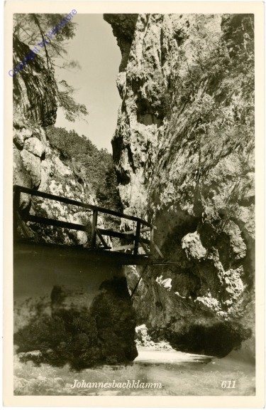 ak211972 Würflach, Johannesbachklamm