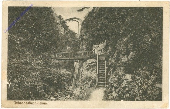 ak211973 Würflach, Johannesbachklamm