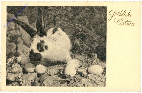 Hase mit Ostereier