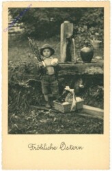 ak212019 Bub mit Osterkorb