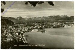 Bregenz, gegen Säntisgruppe
