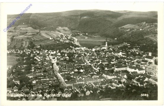 Rechnitz, Fliegeraufnahme