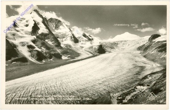 Großglockner, Hochalpenstrasse, Parkplatz Freiwandeck