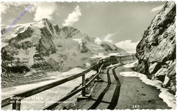 Großglockner, mit Pasterzengletscher und Gamsgrubenweg