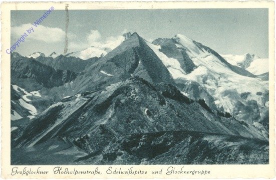 Großglockner, Hochalpenstrasse, Edelweißspitze und Glocknergruppe