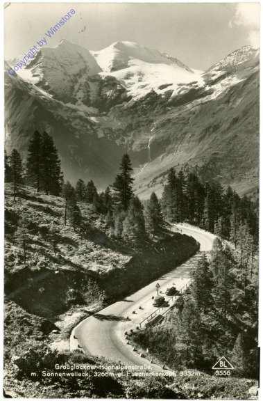 Großglockner, Hochalpenstrasse mit Sonnwelleck