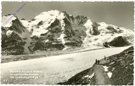 Großglockner, mit Pasterzengletscher und Gamsgrubenweg