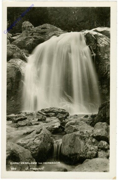 Hermagor, Garnitzenklamm, 3. Wasserfall