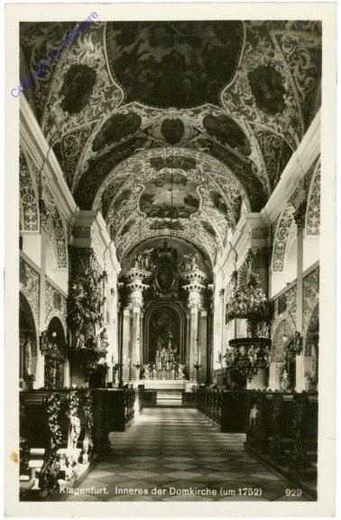 Klagenfurt, Inneres der Domkirche